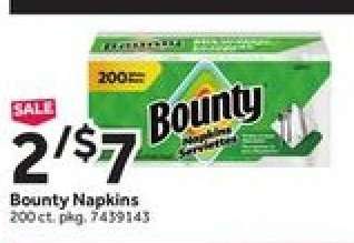 Bounty Napkins