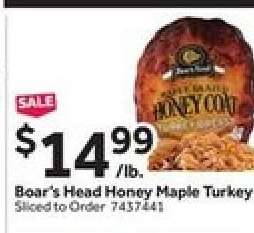 Boar's Head Honey Maple Turkey