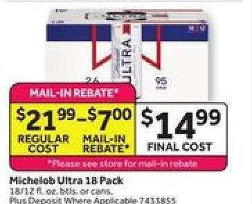 Michelob Ultra 18 Pack