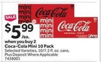 Coca-Cola Mini 10 Pack