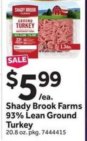 Shady Brook Farms 93% Lean Ground Turkey
