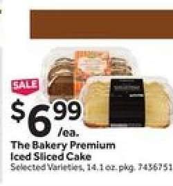 The Bakery Premium Iced Sliced Cake
