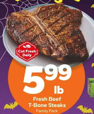 Fresh Beef T-Bone Steaks