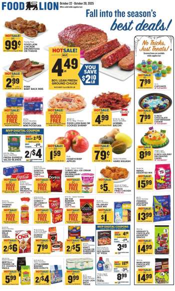 Food Lion Flyer - 10/22/2025 - 10/28/2025.