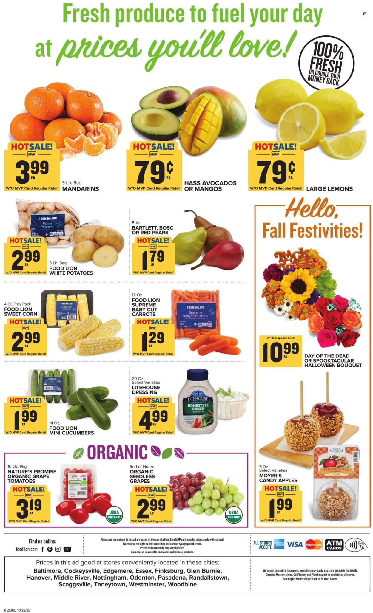 Food Lion ad - 10/22/2025 - 10/28/2025. Page 8