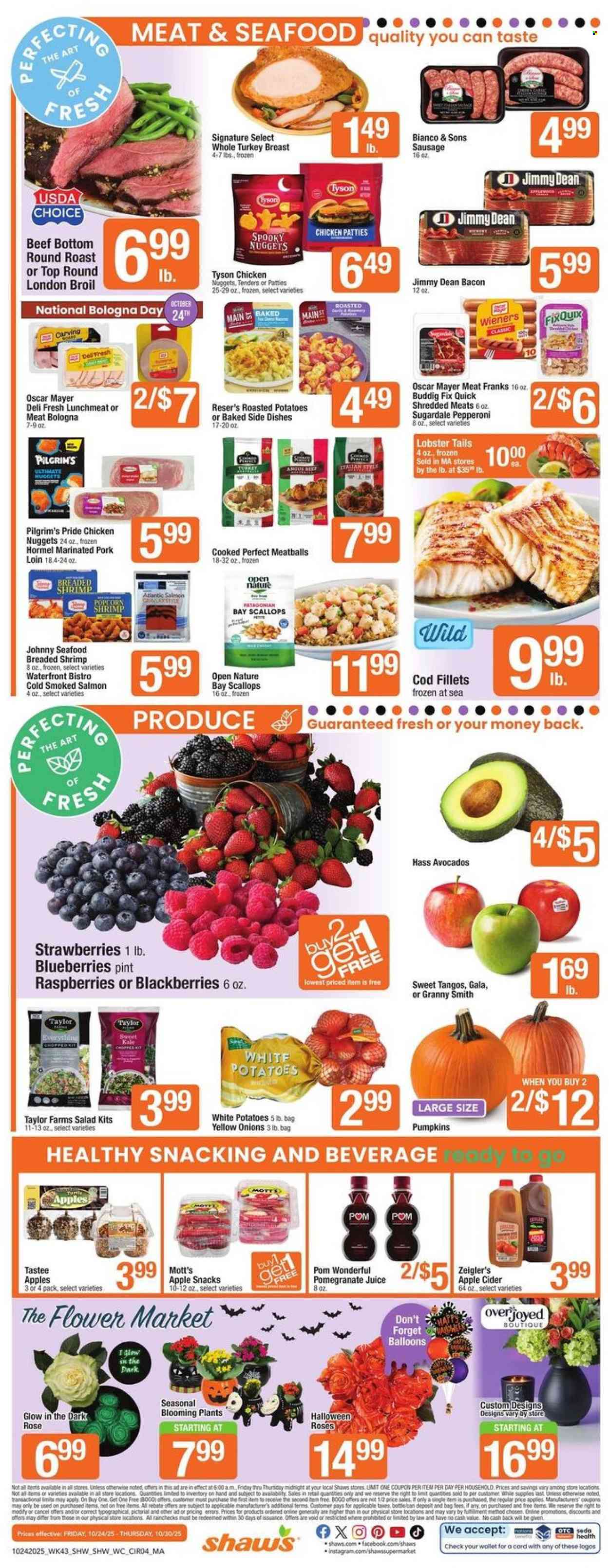 Shaw’s ad - 10/24/2025 - 10/30/2025. Page 4