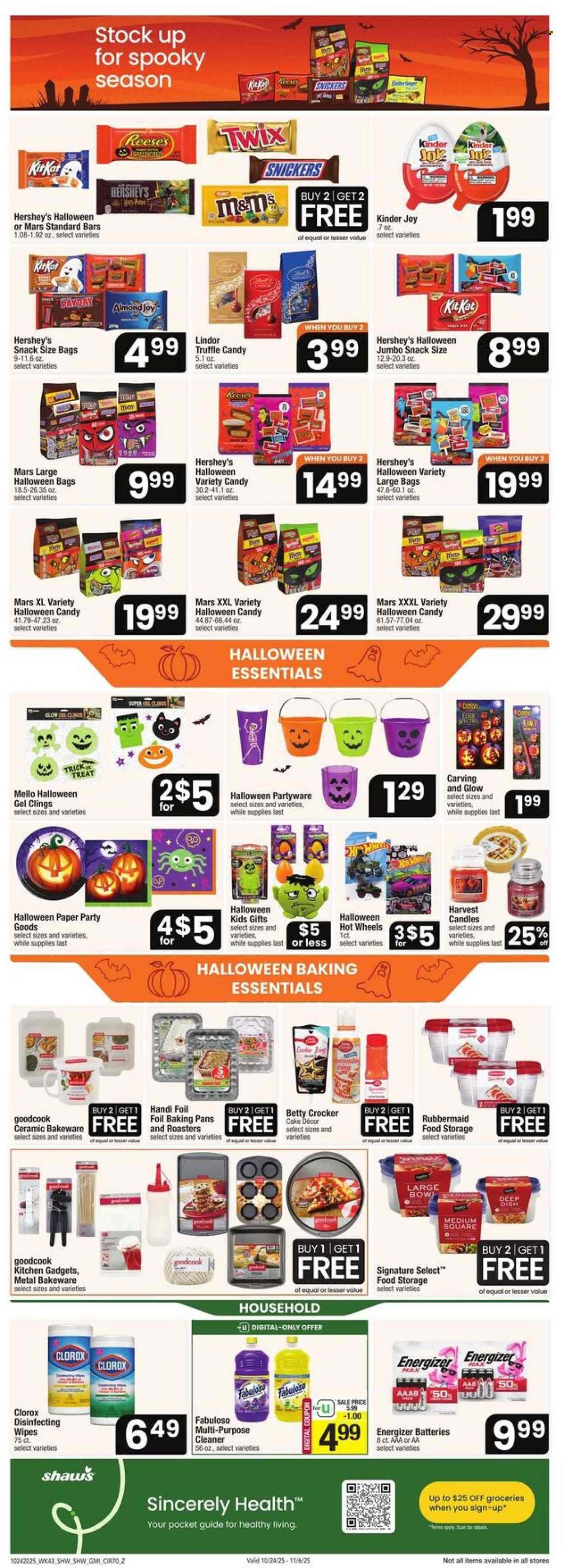 Shaw’s ad - 10/24/2025 - 10/30/2025. Page 5
