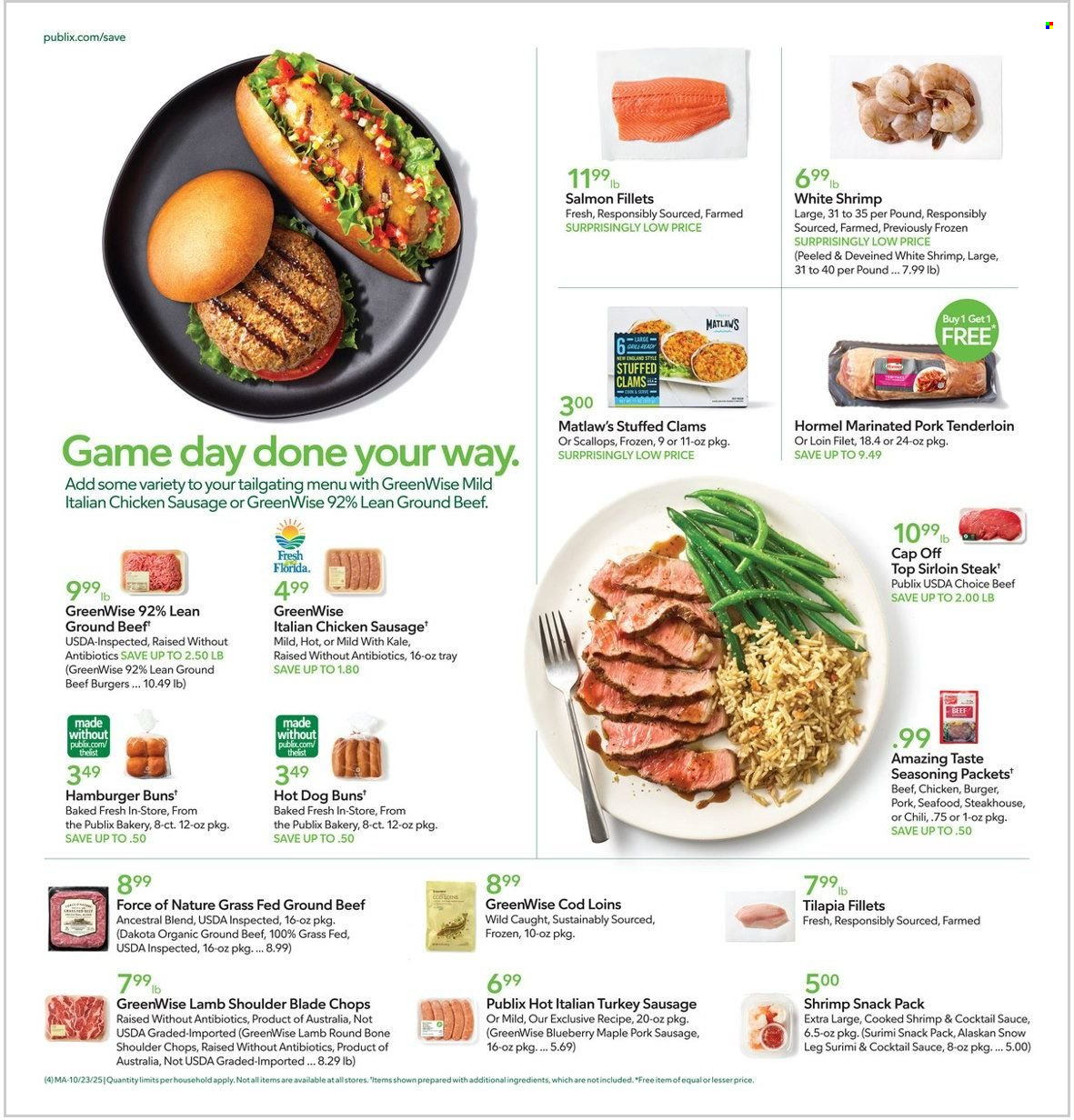 Publix ad - 10/23/2025 - 10/29/2025. Page 4