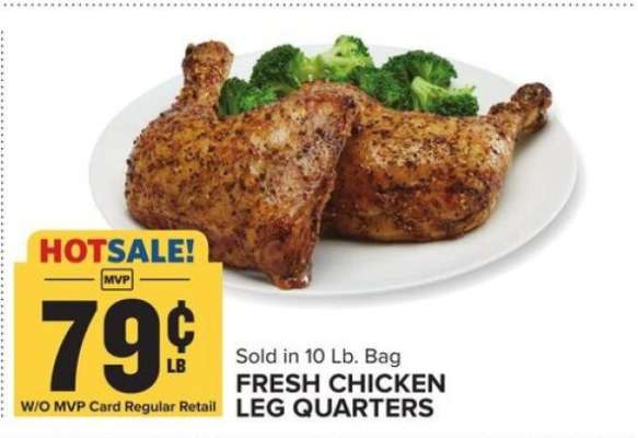 Fresh Chicken Leg Quarters
