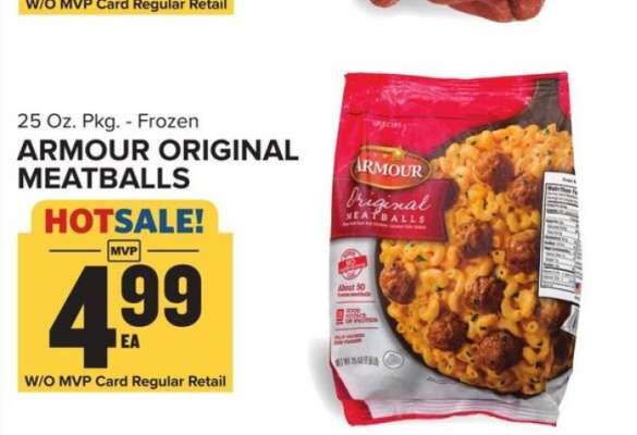 ARMOUR ORIGINAL MEATBALLS