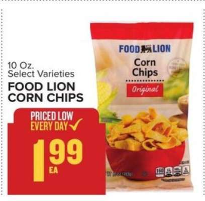 FOOD LION CORN CHIPS