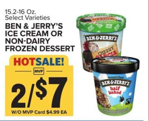 Ben & Jerry's Ice Cream or Non-Dairy Frozen Dessert
