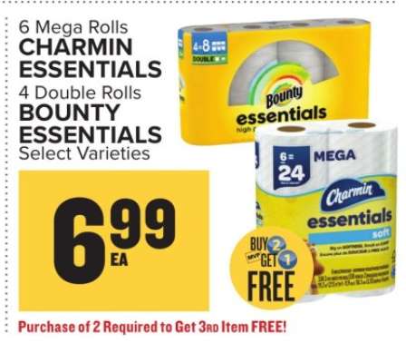Charmin Essentials & Bounty Essentials