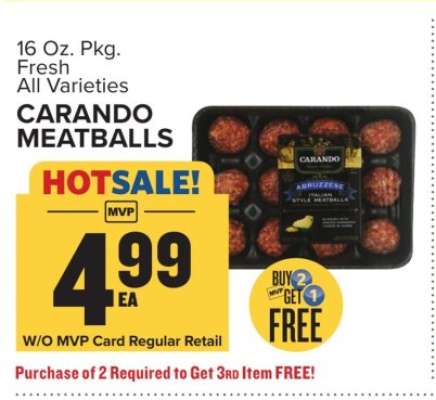 Carando Meatballs