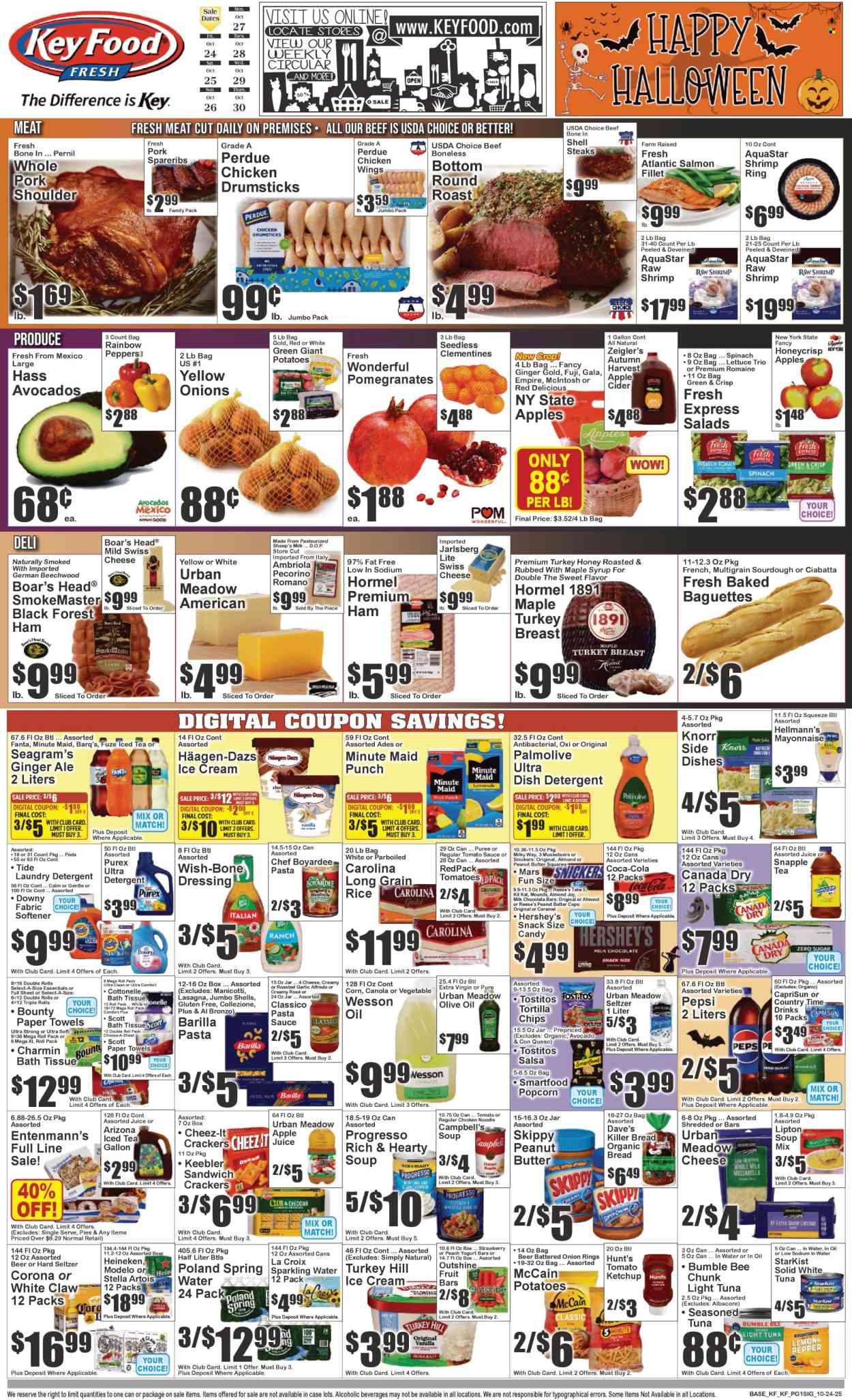 Key Food ad - 10/24/2025 - 10/30/2025. Page 1