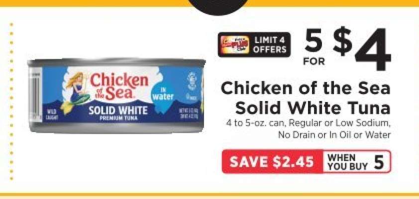 Chicken of the Sea Solid White Tuna