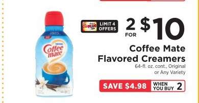 Coffee Mate Flavored Creamers