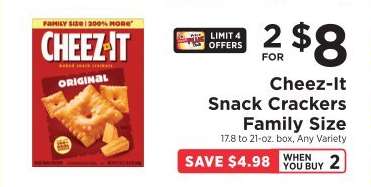 Cheez-It Snack Crackers Family Size