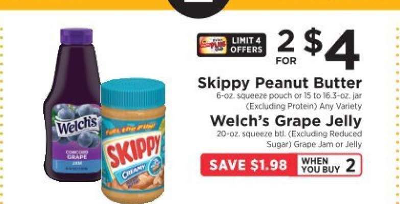 Skippy Peanut Butter / Welch’s Grape Jelly