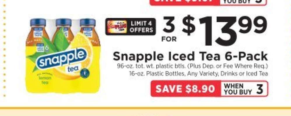 Snapple Iced Tea 6-Pack