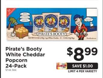 Pirate’s Booty White Cheddar Popcorn 24-Pack