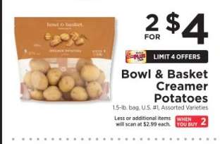 Bowl & Basket Creamer Potatoes