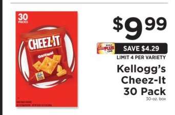 Kellogg's Cheez-It 30-Pack