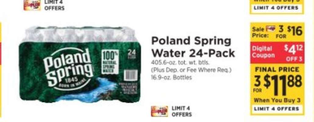 Poland Spring Water 24-Pack