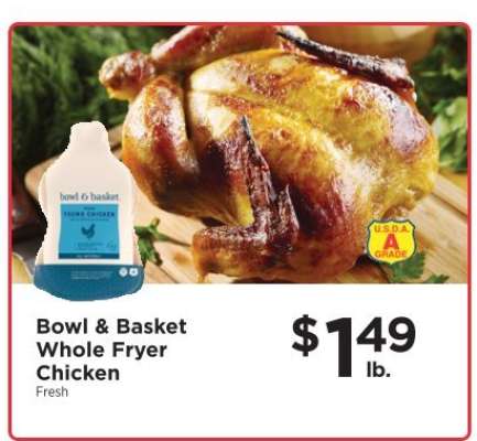 Bowl & Basket Whole Fryer Chicken