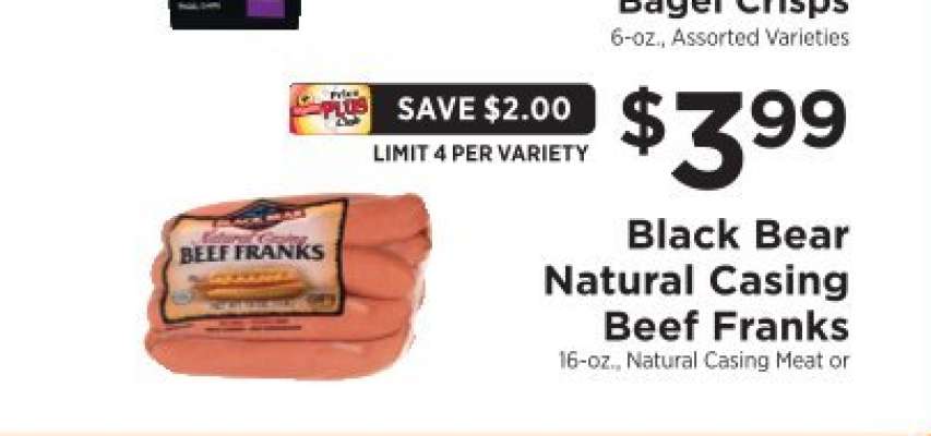 Black Bear Natural Casing Beef Franks