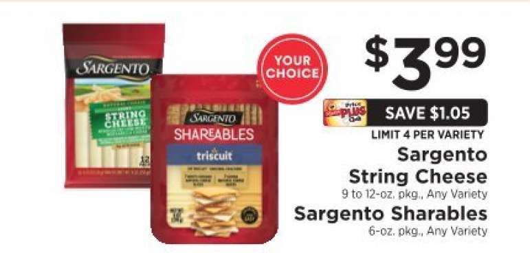 Sargento String Cheese / Sargento Sharables