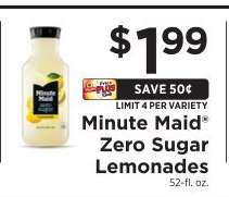 Minute Maid Zero Sugar Lemonades