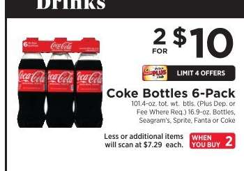 Coke Bottles 6-Pack
