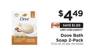 Dove Bath Soap 2-Pack