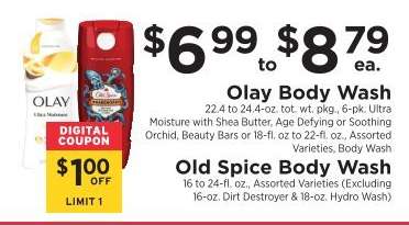 Olay Body Wash / Old Spice Body Wash