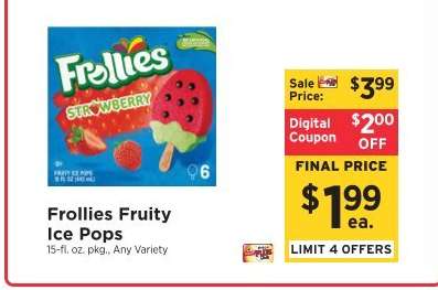 Frollies Fruity Ice Pops
