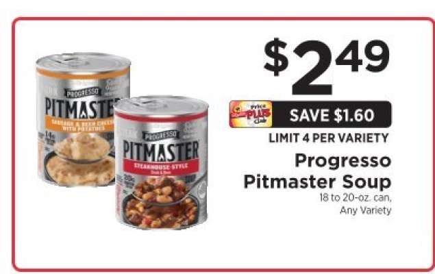 Progresso Pitmaster Soup