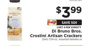 Di Bruno Bros. Crostini Artisan Crackers
