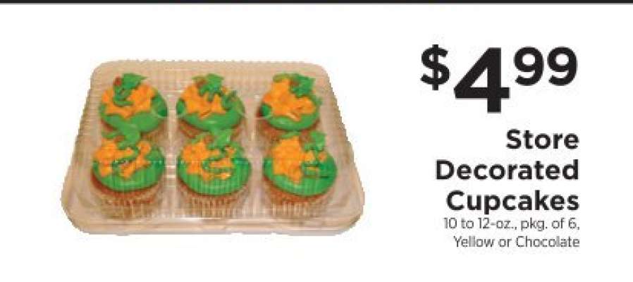 Store Decorated Cupcakes