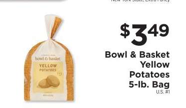 Bowl & Basket Yellow Potatoes