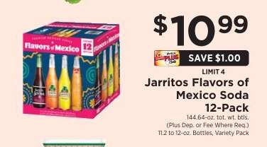 Jarritos Flavors of Mexico Soda 12-Pack