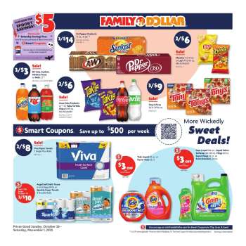 Family Dollar Flyer - 10/26/2025 - 11/01/2025.