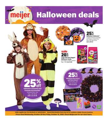 Meijer Flyer - 10/29/2025 - 11/04/2025.