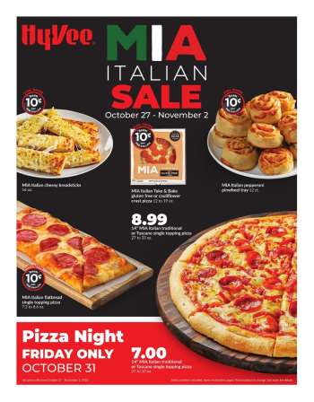 Hy-Vee Flyer - 10/27/2025 - 11/03/2025.