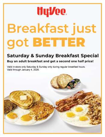 Hy-Vee Flyer - 10/27/2025 - 01/04/2026.