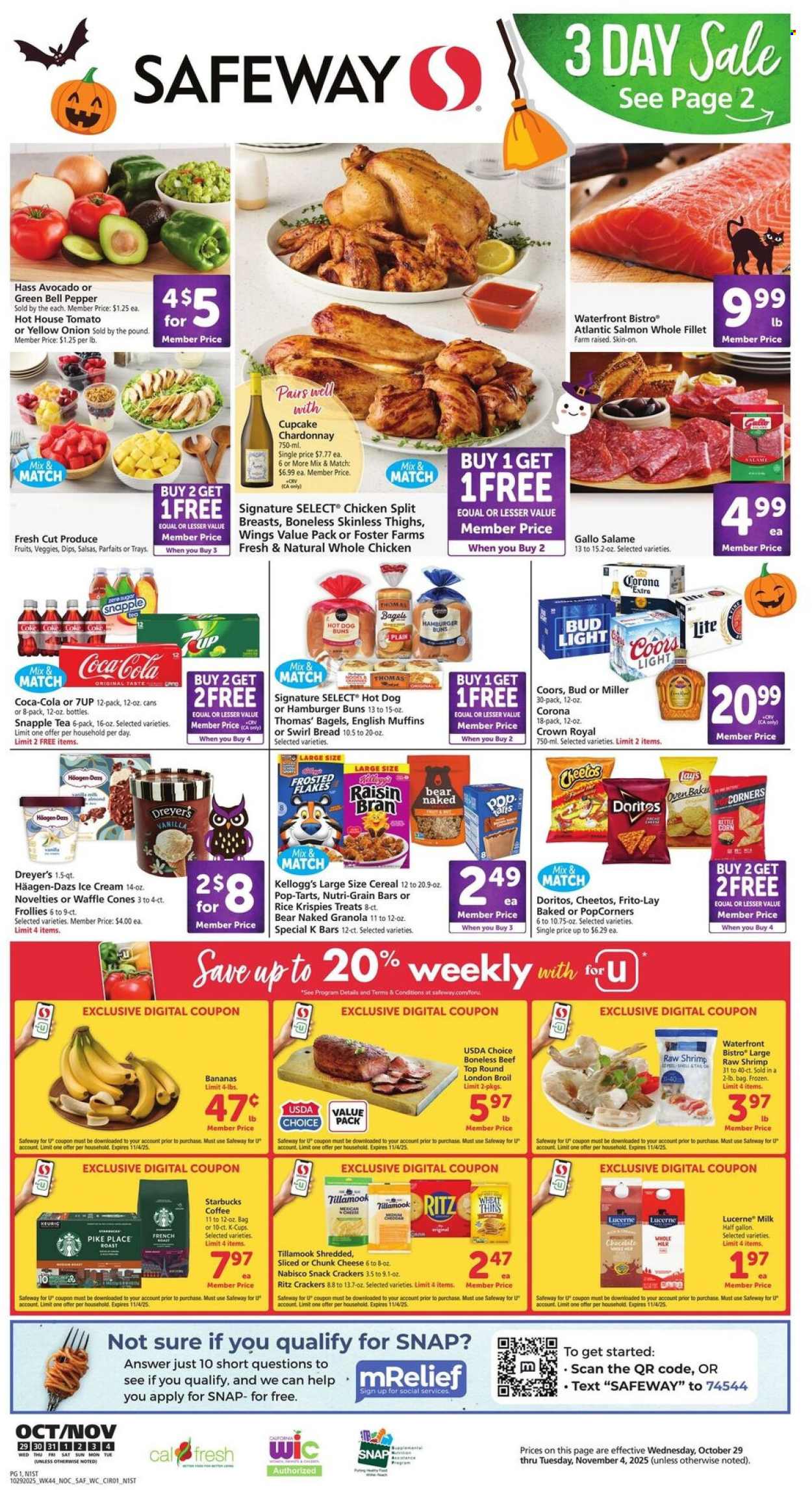 Safeway ad - 10/29/2025 - 11/04/2025. Page 1
