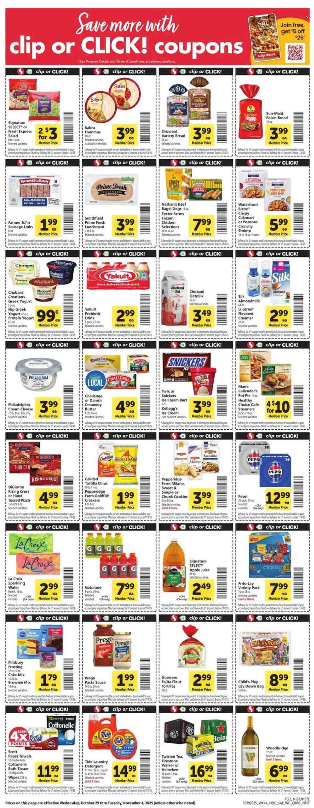 Safeway ad - 10/29/2025 - 11/04/2025. Page 3