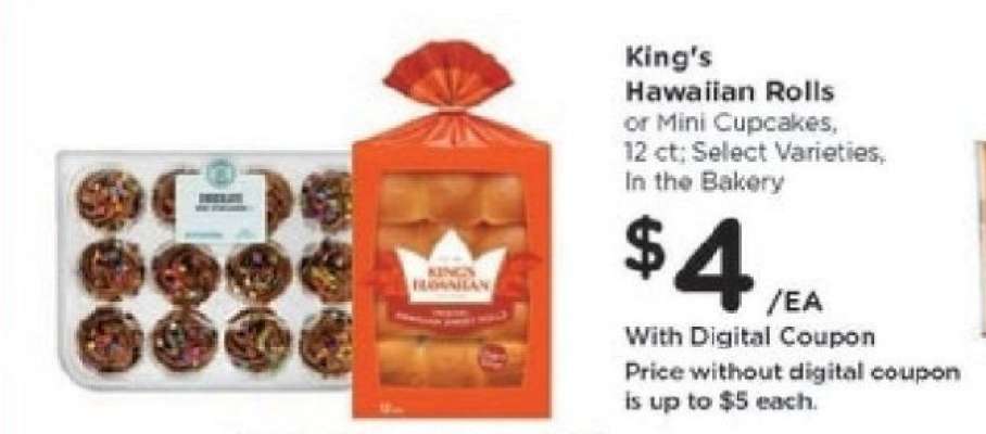 King's Hawaiian Rolls or Mini Cupcakes