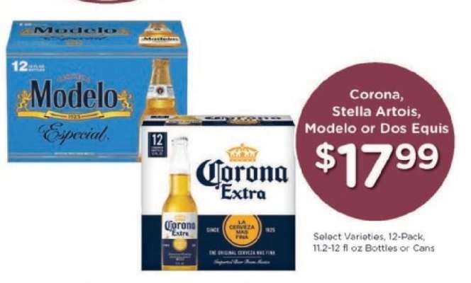 Corona, Stella Artois, Modelo or Dos Equis