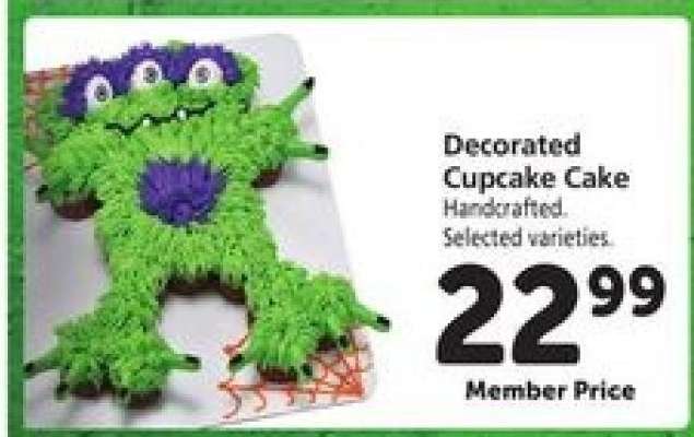 Decorated Cupcake Cake